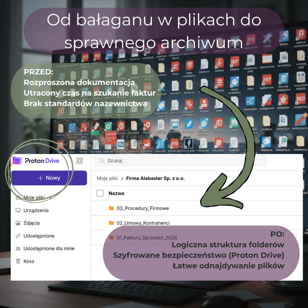 Administracja cyfrowe biuro – Proton Drive