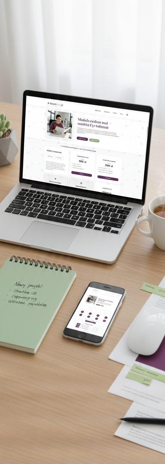 Strona BiuroDal.pl na urządzeniu mobilnym – responsywny design