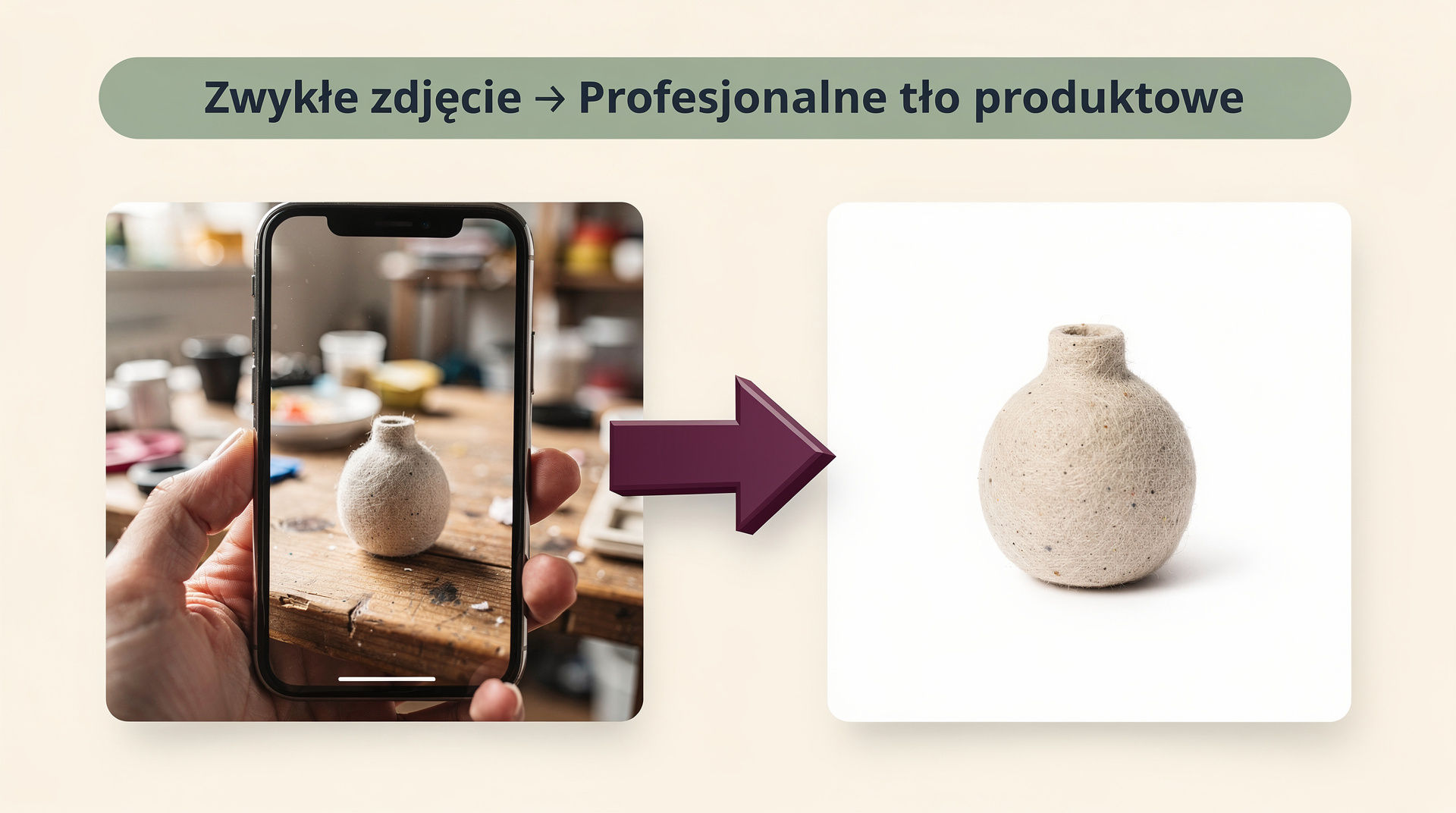 Obróbka zdjęć produktowych – zwykłe zdjęcie zamienione na profesjonalne tło